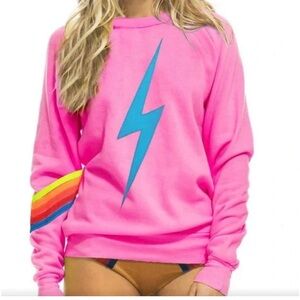 Aviator Nation Pink Comfy Sweatshirt